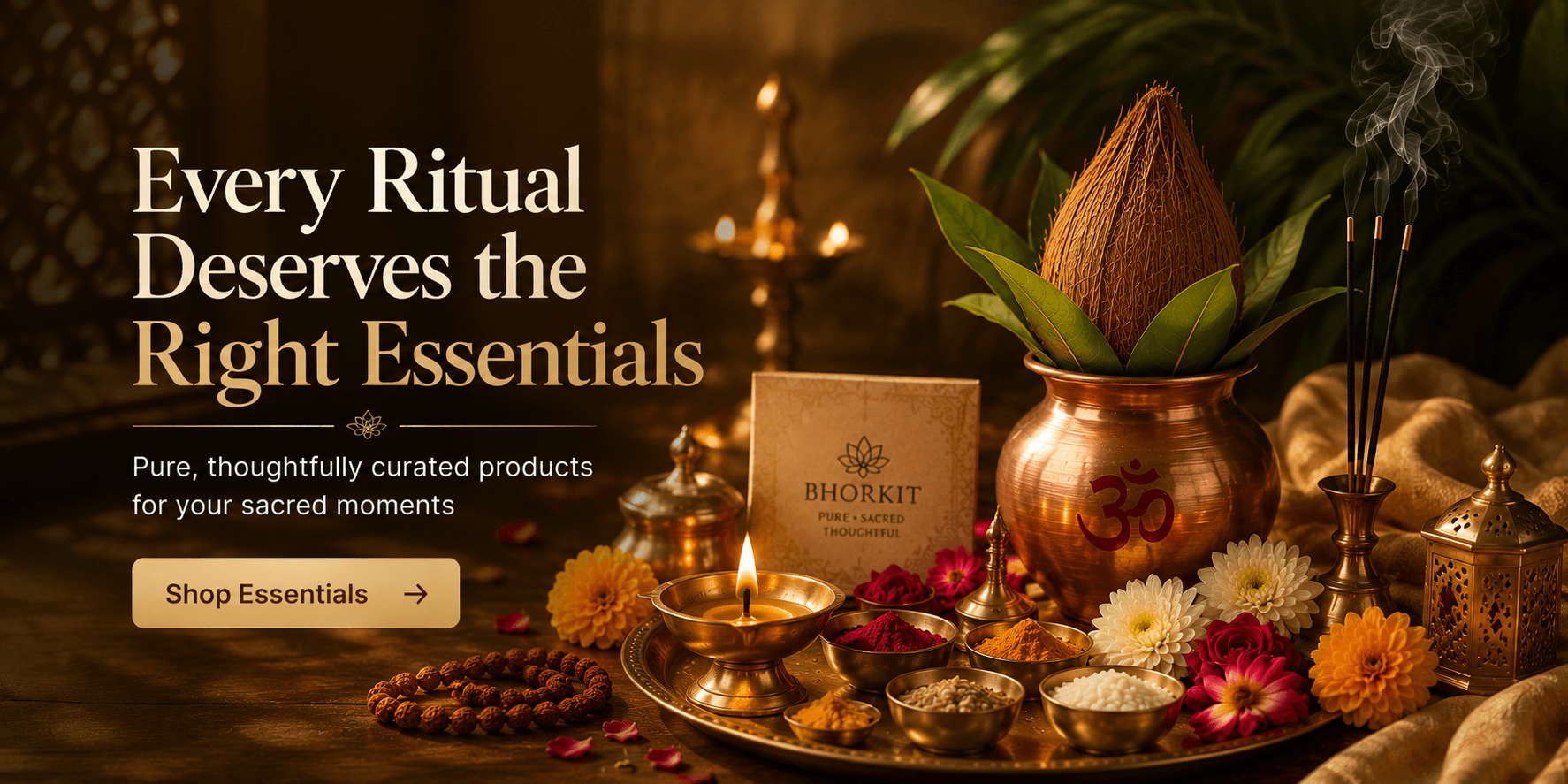 BHORKIT puja products online in Patna banner